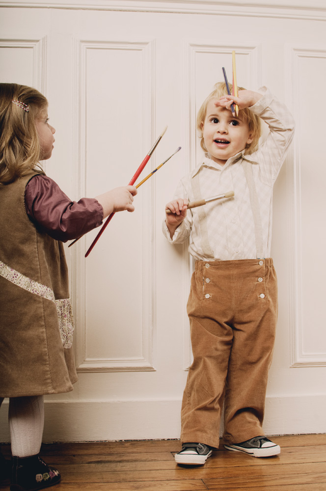 Exemple de photo portrait d'enfants